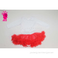 New Design Baby Romper Petti Tutu Dress For Girl Party Dress Chiffon and Cotton Birthday Puffy Tutu Dress for kids